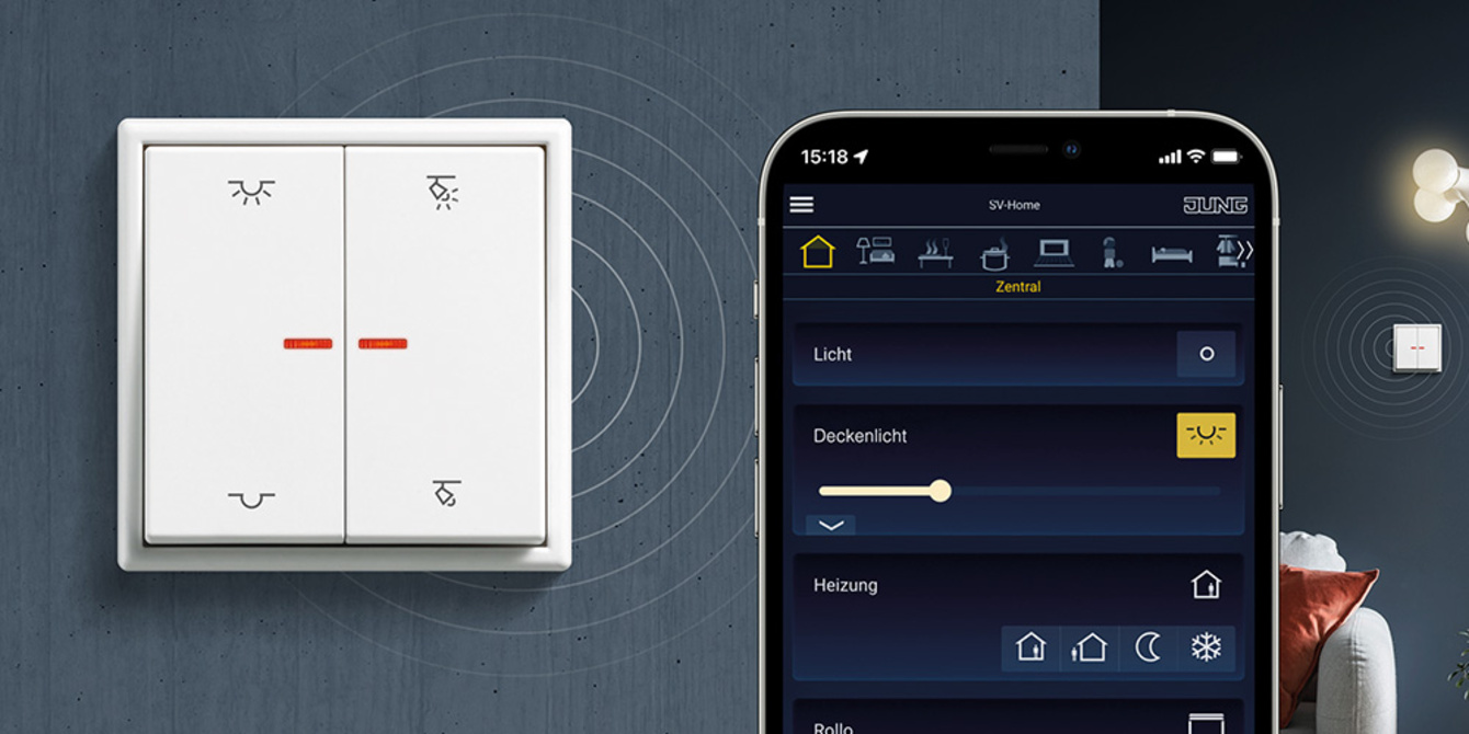 KNX RF Taster bei Braun Elektroteam GmbH in Fuldatal